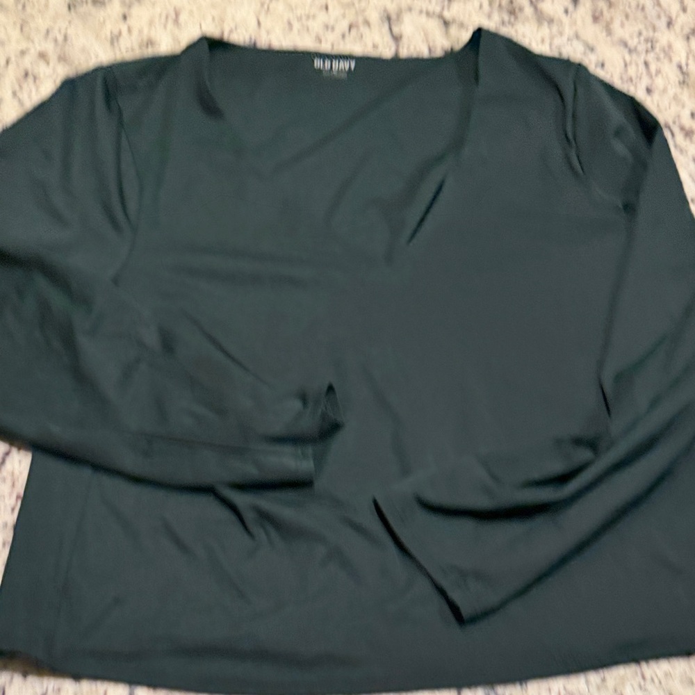 Old Navy Deep Green Crop Top